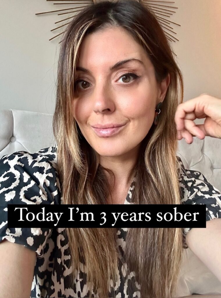Sober anniversary celebrations, celebrating 3 year's of sobriety.